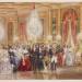 Royal visit to Louis-Philippe: presentations to Queen Victoria in the Galerie des Guises, Chteau d'Eu, 2 September